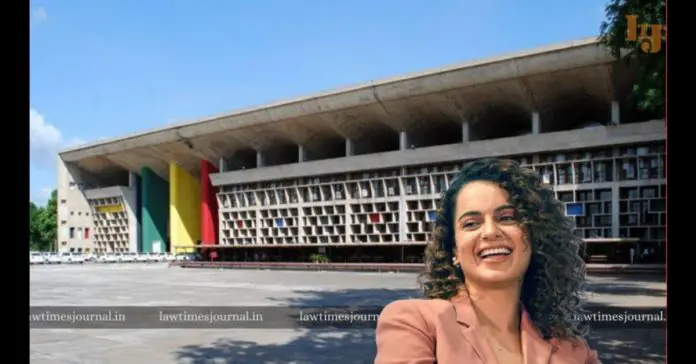 P&H HC Dismisses Plea Seeking Action against Actress Kangana Ranaut for Her Twitter Post P&H HC Dismisses Plea Seeking Action against Actress Kangana Ranaut for Her Twitter Post
