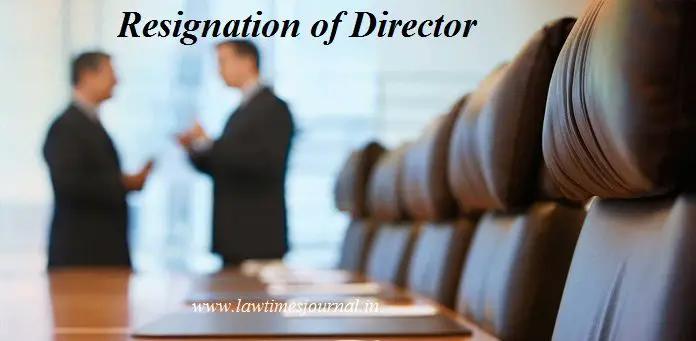 Resignation of Director Resignation of Director
