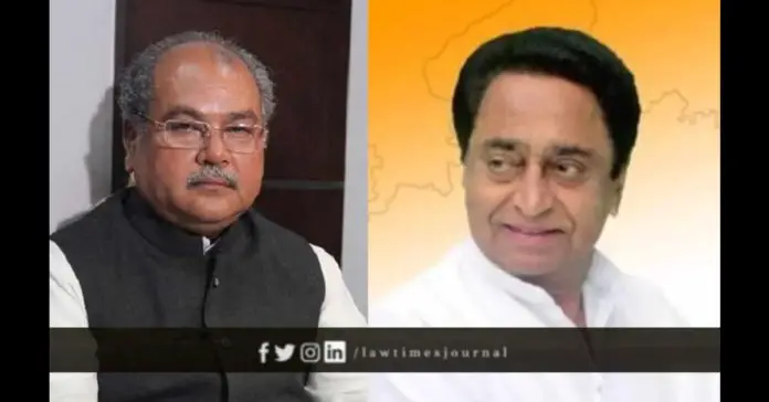 Madhya Pradesh HC ordered to lodge FIRs against Union minister Tomar & state congress president Kamal Nath for breach of Covid-19 protocol. Madhya Pradesh HC ordered to lodge FIRs against Union minister Tomar & state congress president Kamal Nath for breach of Covid-19 protocol.