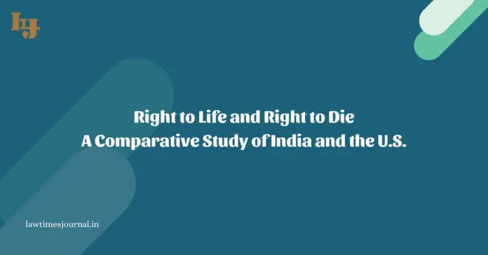 Right to Life and Right to Die Right to Life and Right to Die