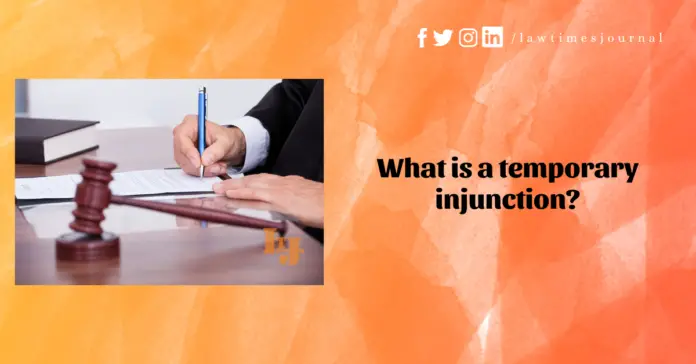 temporary injunction Temporary injunctions