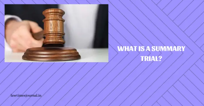 Summary trials Summary trials